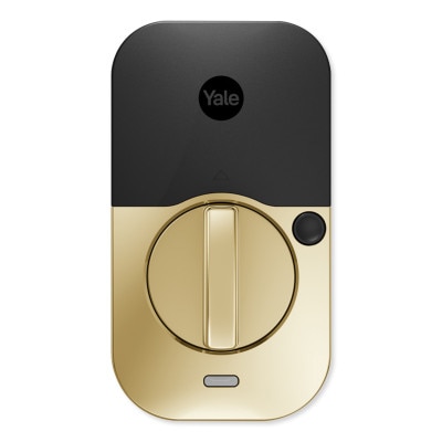 Yale Pro 2 Keyed Touchscreen Keypad Lock, Bluetooth with Wi-Fi Connect Bridge, Lifetime Brass